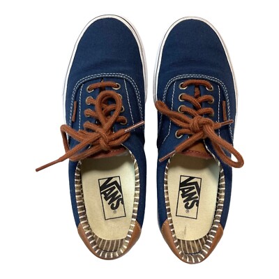 Vans Womens Shoes Blue Era 59 Unisex Sneakers Men display picture 1