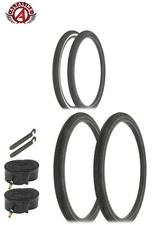 AltaLine Bicycle 24" x 1.75" DURABLE S2 Tires Schwinn Style CLASSIC BRICK 6pc.