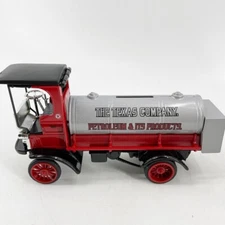 VTG Die Cast Metal ERTL Collectibles 1910 Mack Texaco Tanker Coin Bank