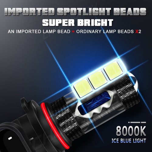 Fits Chevrolet Avalanche 2002-2005 1500 2500 Headlight Fog Light white+blue 6x - Picture 13 of 18