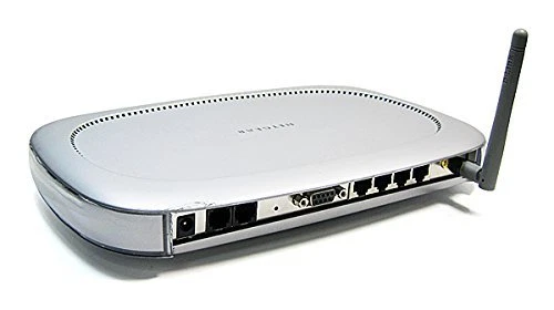 Netgear wireless router with built-in dual Linksys PAP2T VOIP ATA adapter - Picture 2 of 5