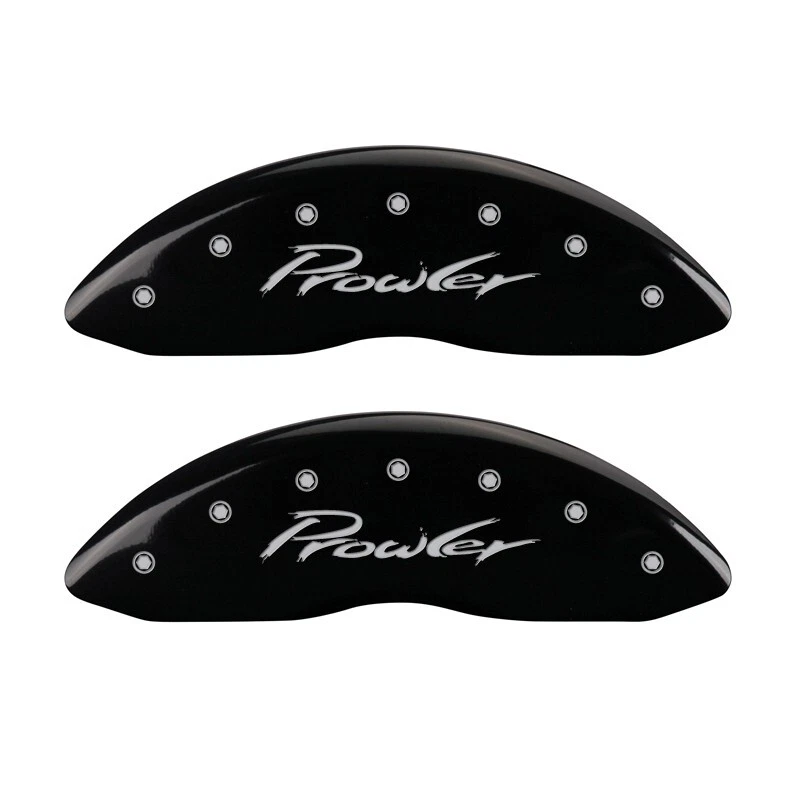 Chrysler "Prowler" 1997-2002 cubiertas de pinza de disco de freno delanteras + traseras negras MGP Foto 2 de 4