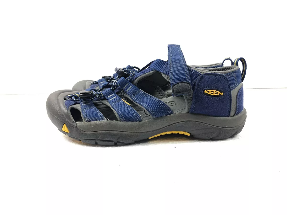 Keen Newport H2 Youth Sandals Shoes Blue Grey Big Kids Size 5 EU 37