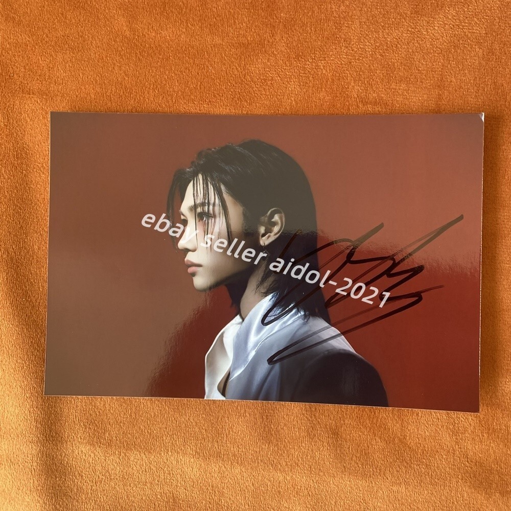 Stray Kids FELIX Felix Photo Autographed Signed K-POP Collection 4