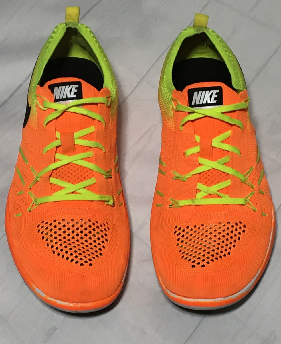 Nike Free TR Focus Flyknit 844817 800 Orange Women's Size 10B