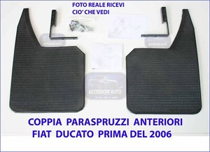 Paraspruzzi Auto Per Fiat Ducato - Set 4 Pezzi Anteriori/Posteriori, Impermeabili E Anti-Sporco