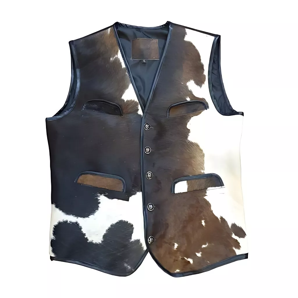 Cowhide waistcoat best sale