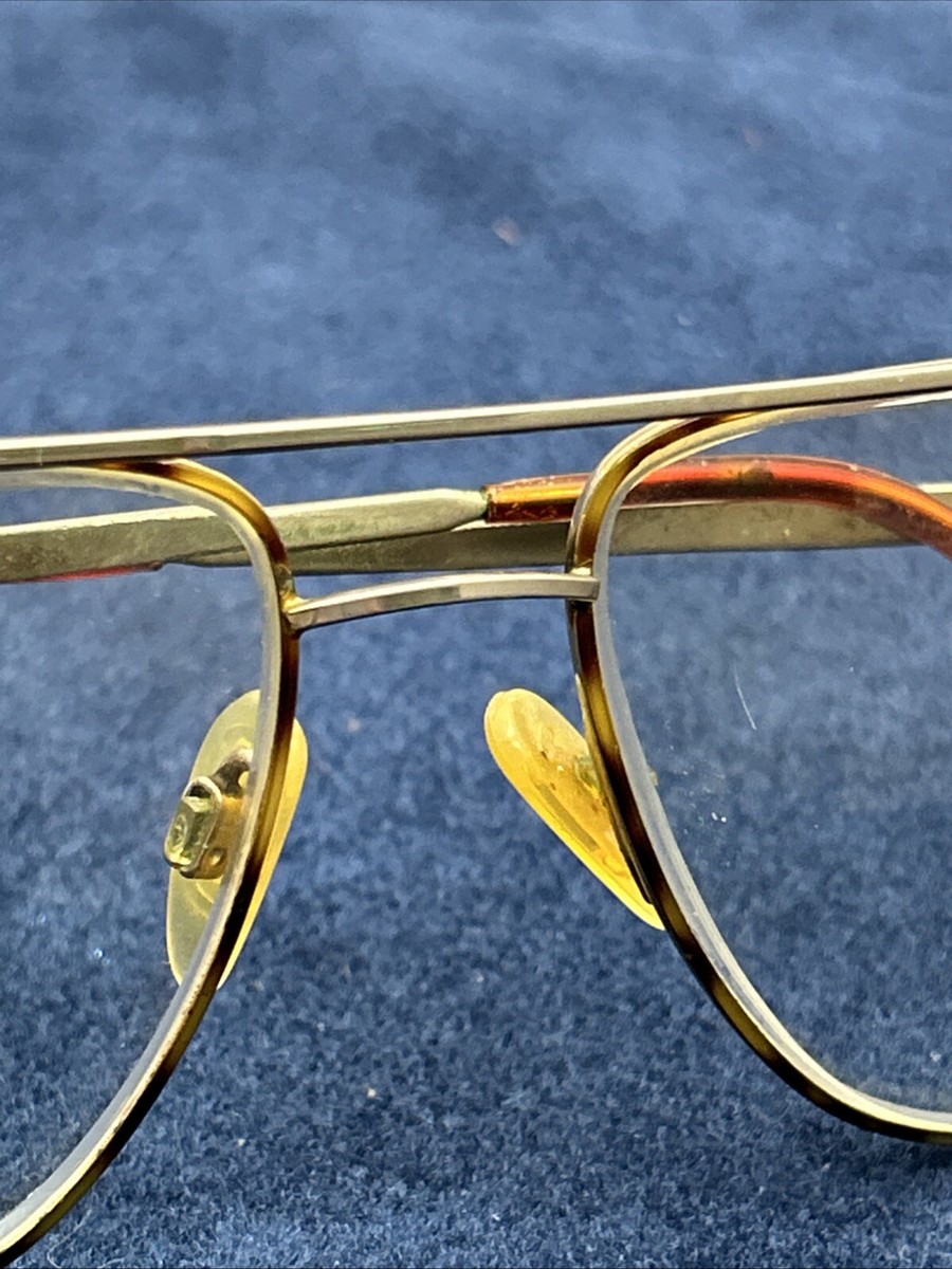 Vintage On Guard Aviator Eyeglasses Frame OG Z87 GEP Gold  display picture 2
