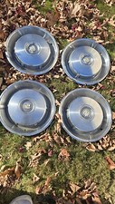 Vintage Set Of 4 Cadillac 15 Hubcaps Oem Nice Used