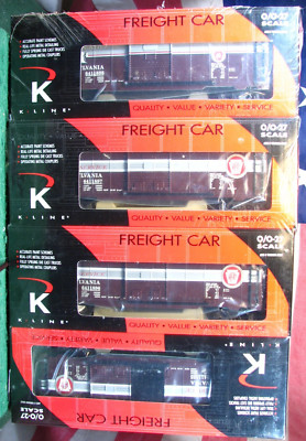 MIB K-Line PENNSYLVANIA Railway PRR 4 Pac Classic LCL 641- Boxcar Set Sealed New