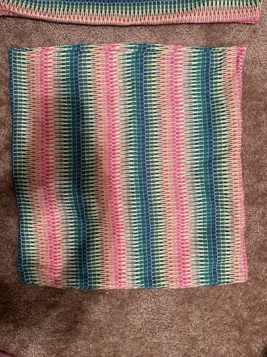 Set Of 2 Rainbow Tropical Pastel Boho Living Room Pillow Covers - Picture 2 of 7