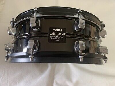 YAMAHA Steve Gadd Model SD455SG Brass Snare Drum Black 14