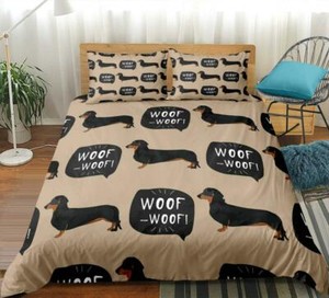 dachshund comforter set