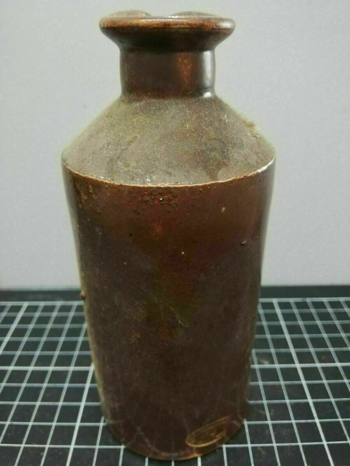 Vintage Royal Doulton LambethBrown Stoneware Ink Bottle 1900's eBay