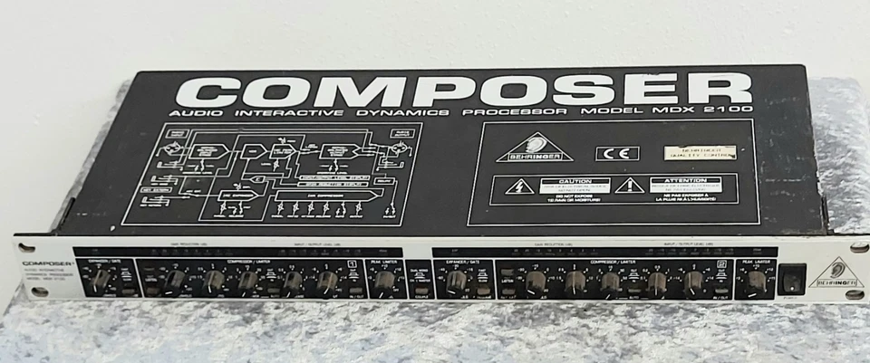 Behringer Composer MDX 2100 Kompressor – Limiter – Expander – Gate