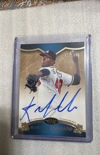 2012 Topps Tier One - On the Rise Autograph Randall Delgado #OR-RD /395 (AU)
