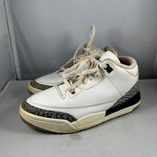 Nike Kids 3Y Air Jordan PS 3 Sneakers Retro White Cement Reimagined DM0966-100