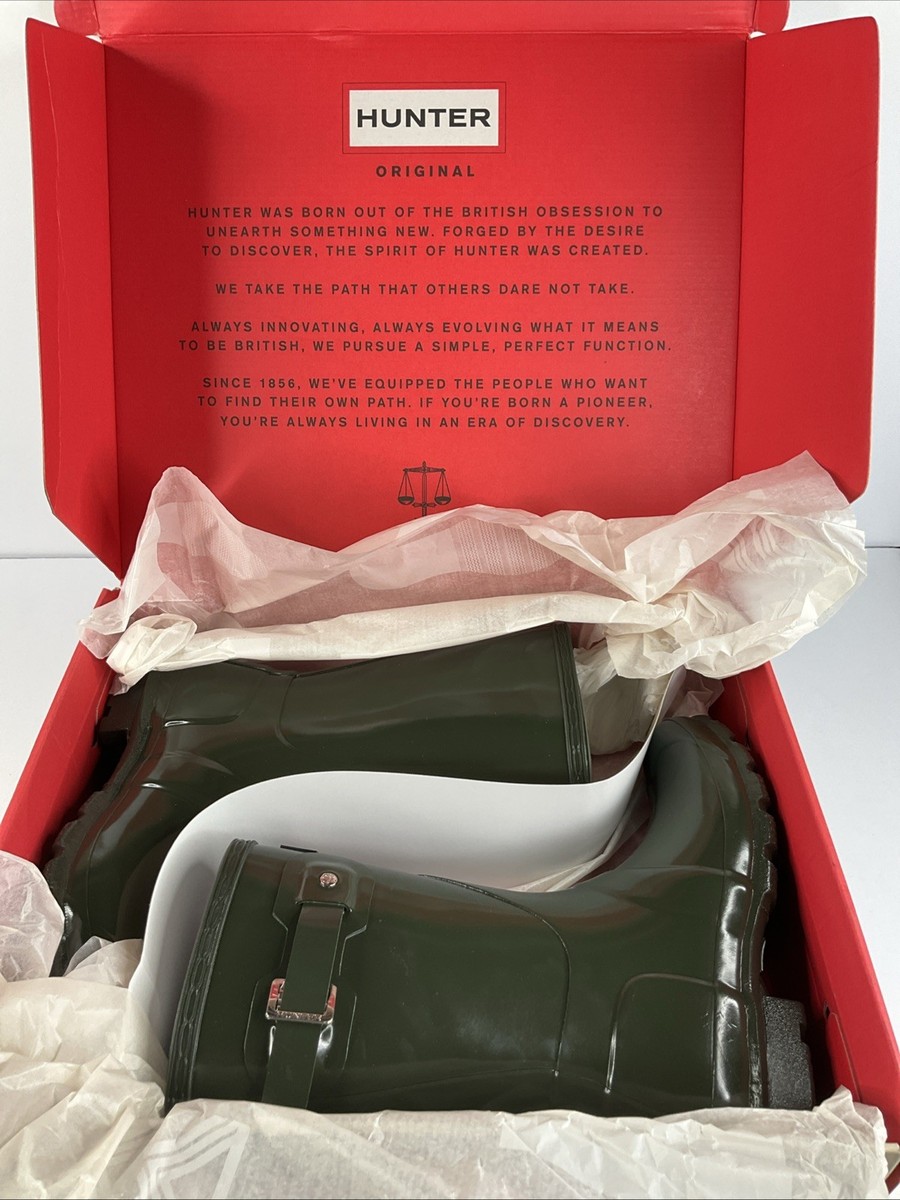 Hunter Original Red Packaging New Hunter Original Kids First Rain Boots Violet Gloss size  main image 3