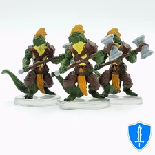 Lizardfolk Sovereign x3 - Monster Manual Collection 1 #14 D&D Icons of Realms