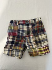 Vtg Polo Ralph Lauren Patchwork Cotton Shorts 24M Boys