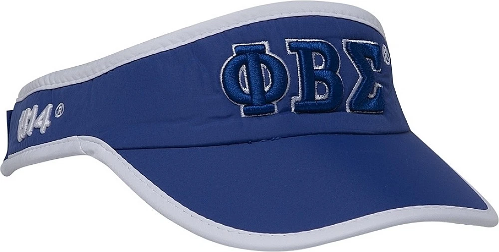 Phi Beta/&Beta; Sigma Featherlight Mens Visor [Blue - Adjustable]