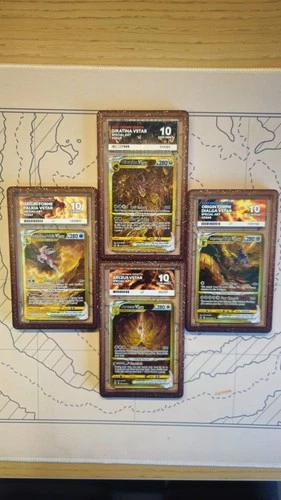 Pokemon Crown Zenith Gold VSTAR Complete Set GG67-GG70 – All 4 ACE 10