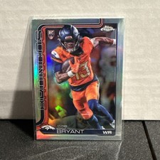 2025 Topps Chrome Pat Bryant RC Refractor #313 Denver Broncos
