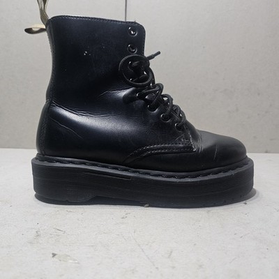 Dr. Martens Vegan Jadon 2 Mono Damen Kampfstiefel Schwarz UK5 EU38