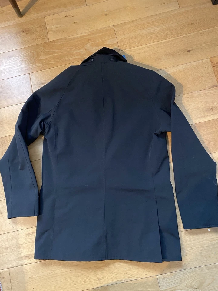 Women’s Ladies Girls Barbour Black Ashby Waterproof Tech Jacket Hood Size 14 New - Image 3 of 4