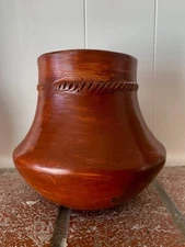 Vintage Signed Rose Williams RW Navajo 6" Pinon Pitch  Pottery