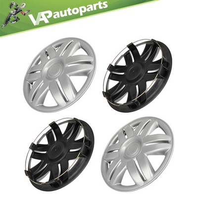 #ad Set of 4 13quot; Wheel Covers Rim Skins Hub Caps 13 Inch For R13 Tires Rim Snap On $29.49