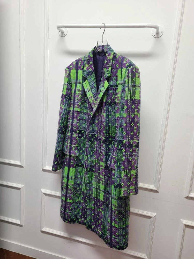 LOUIS VUITTON（LV） Cappotto Louis Vuitton Virgil Abloh Monogram Neon Check 52 120408143