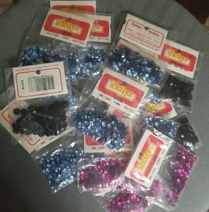 Lot of Vintage 5MM Sequins For Crafting