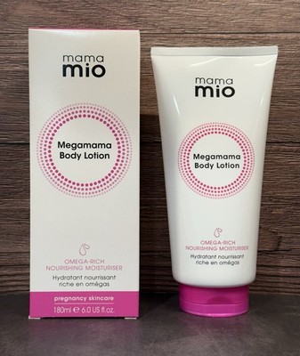Mama Mio Mega Mama Body Lotion 6oz/180ml Omega Rich Nourishing Moisturizer