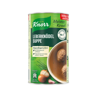 Knorr Meister Kessel Leberknödelsuppe, 500g