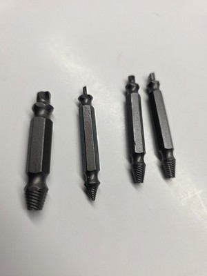 4 PCS Screw Extractor Set HSS