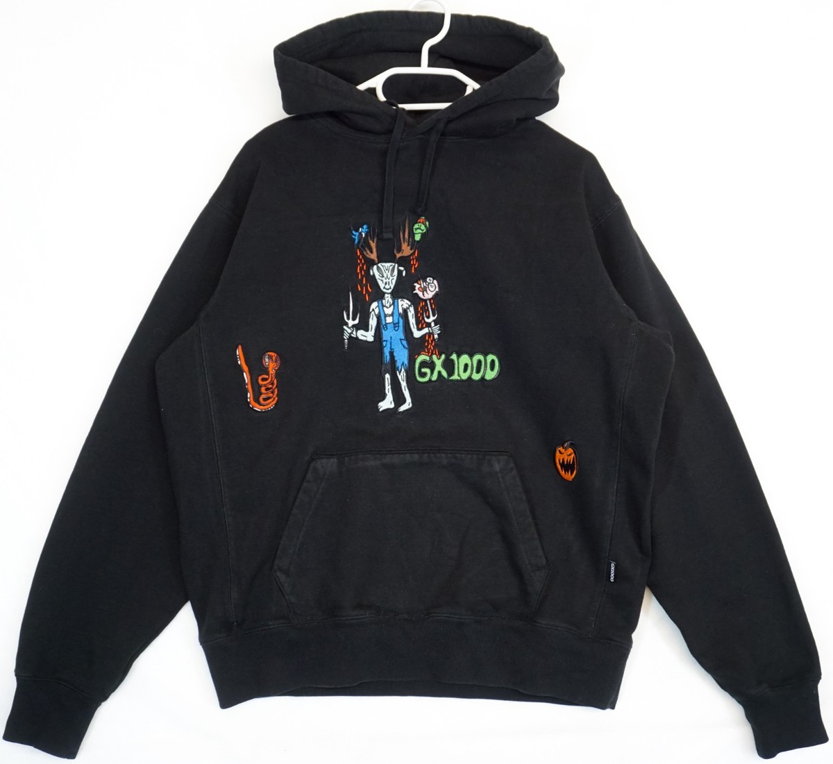 GX1000 パーカー GX1000 Black Halloween Cotton Hoodie Men's Oversized Size S | eBay
