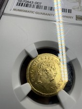 1803 Third Guinea, George III NGC MS61 Gold Coin