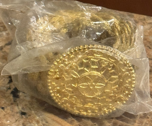 Vintage Gold Woven Rope Chain Peacock Fashion Ladies Dress Belt 34” NOS NIP - Picture 1 of 4