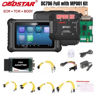 OBDSTAR DC706 ECU Tool Full for Car & Motorcycle ECM & TCM & BODY with MP001 Kit