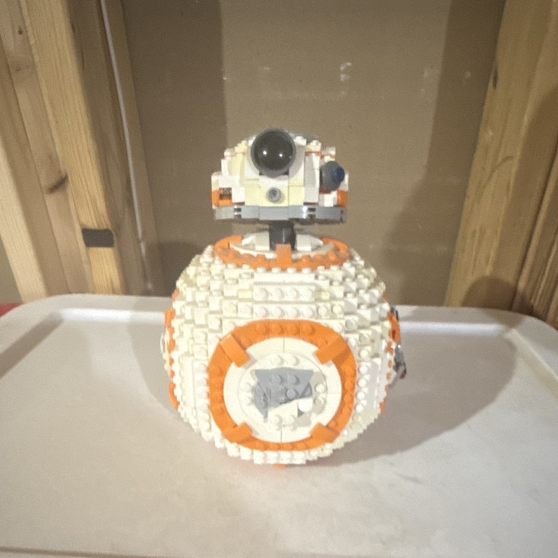 LEGO Star Wars BB-8 Droid –Built Model – No Box or Instructions – Read Descript