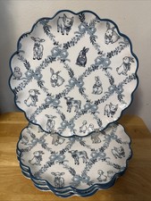 Dwell Essentials Easter Bunny Lamb Duck Scalloped Plates Set Of 4 10.25 New Nwt Dwell Essentials Easter Bunny Lamb Duck Scalloped Plates Set Of 4 10.25 New Nwt