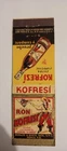 Ron Kofresi Monllor And Bosco Puerto Rico Matchcover Lot 969 No Tariff Fee