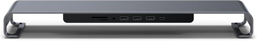 Supporto Monitor Hub USB C per Scrivania con Porta Dati USB-C, 3 Porte USB 3.0, Micro... - Foto 4 di 9