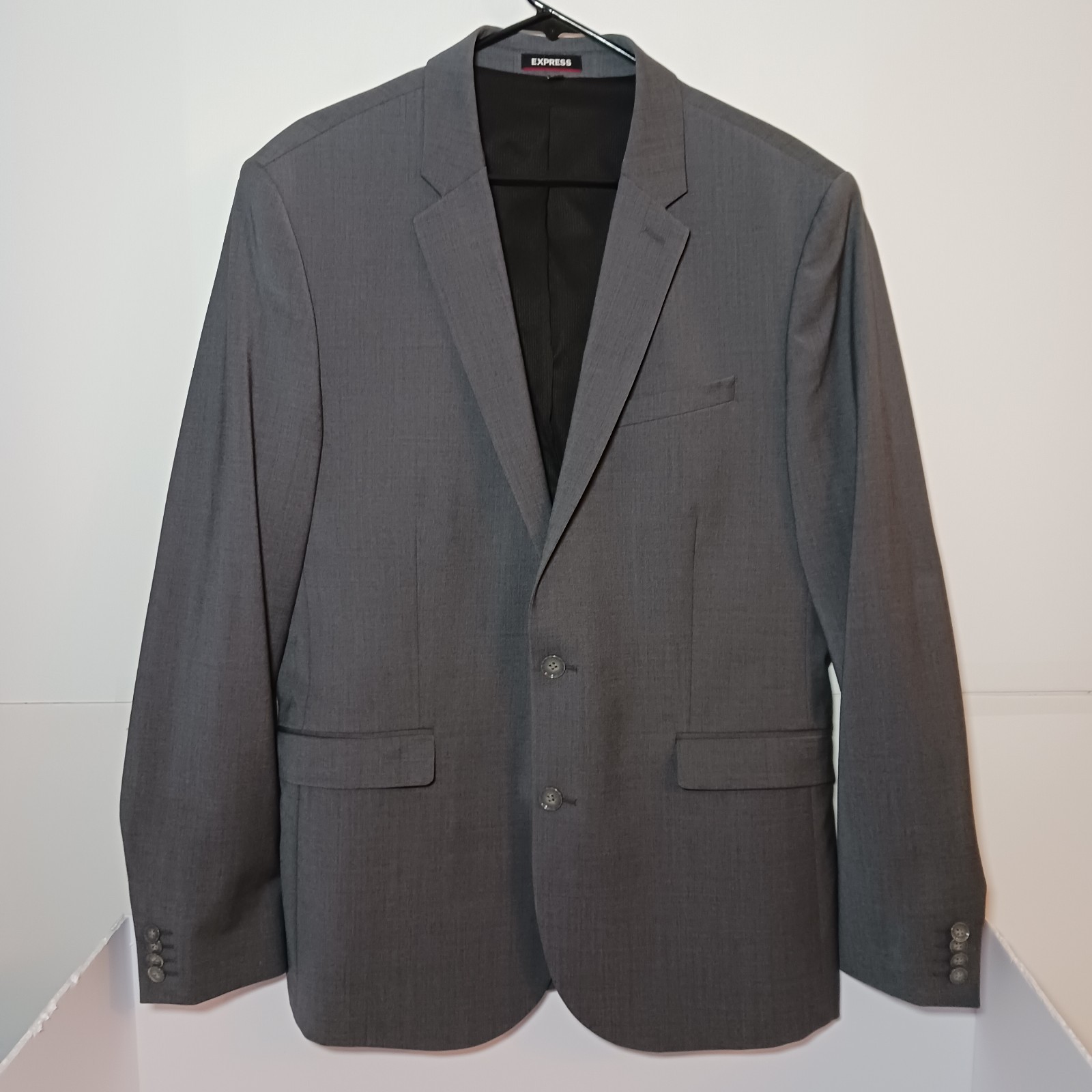 Express Mens Performance Extra Slim Wool Blend Sp… - image 1