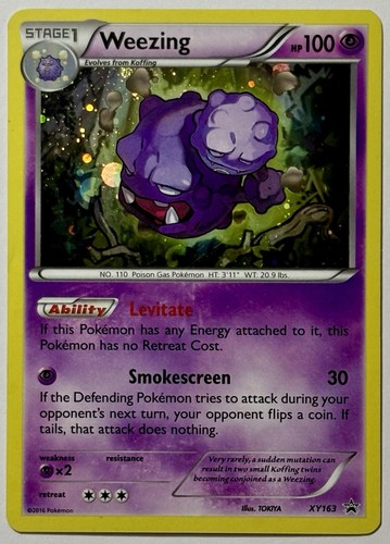 Weezing XY163 (HP) Cosmos Holo XY Series: Black Star Promo 2016 Pokémon