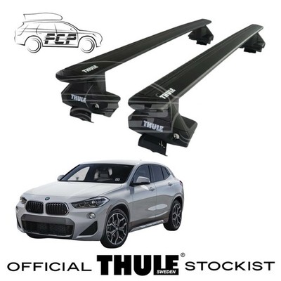 Thule  WingBar Evo Black Roof Bars Set to fit BMW X2 F39 18-23 Lockable