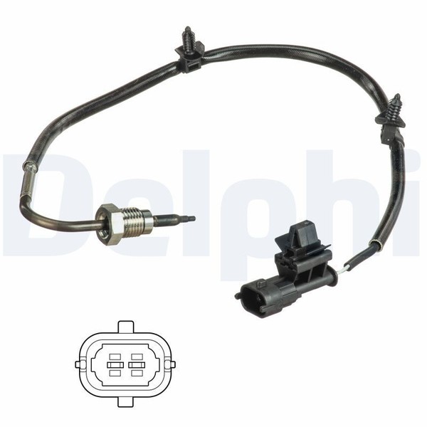 Delphi Sensor, Abgastemperatur TS30142 FüR Opel-image