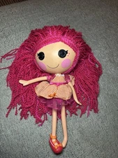 Lalaloopsy Doll Loopy Hair Yarn Tippy Tumblelina Pink Orange Original Dress 12in