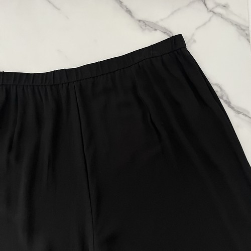 Eileen Fisher Silk Georgette Crepe Carrot Pant Easy Fit Ankle Length Size M - Picture 6 of 8
